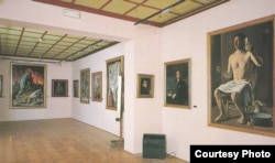 Экспозиция Г. Шилтяна в музее-усадьбе Габриэле д'Аннунцио на озере Гарда.