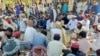 A sit-in protest against the arrests of local residents of North Waziristan by security forces on September 21.
