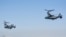 Конвертопланы США CV-22B Osprey в небе над Киевом