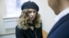 Pussy Riot's Alyokhina Punished For Protest At Russian FSB Headquarters