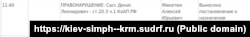 Информация о рассмотрении адмнистративного дела в отношении жителя Крыма Дениса Сасса в подконтрольном России Киевском районного суде Симферополя, апрель 2025 года