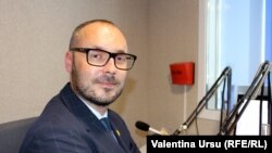 Ministrul Justiției Sergiu Litvinenco în biroul Europei Libere, Chișinău, 10 august 2021.