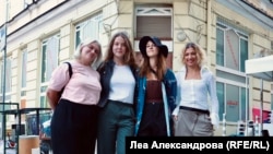 Част от колектива зад „КвАРТал“ фестивал - от ляво надясно: Ели Пенчева, Мартина Казакова, Никол Делчева, Мартина Стефанова