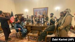 ورود طالبان در ۱۵م آگست در ارگ ریاست جمهوری