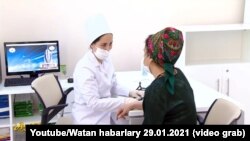 Türkmenistanyň "Altyn Asyr" telekanalyndan alnan surat. Illýustrasiýa suraty