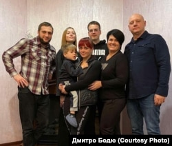 Дмитро Бодю з родиною