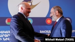 Հայաստանի վարչապետ Նիկոլ Փաշինյան և Բելառուսի նախագահ Ալեքսանդր Լուկաշենկո, արխիվ