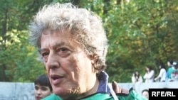 Том Стоппард на Воробьевых горах, у места клятвы Герцена и Огарева