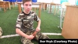 Ihor Hryb believes that his 19-year-old son Pavlo (above) was lured into meeting a woman in Belarus by Russia’s Federal Security Service and kidnapped by its agents.