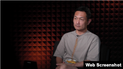 Такаши Хирано в студии Радіо Свобода