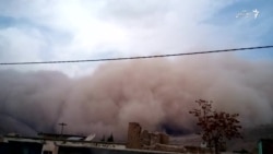 طوفان شدید شهر پلخمری را فرا گرفته‎است