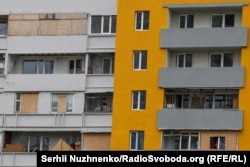 Дом у Паўночнай Салтаўцы пасьля частковага рамонту