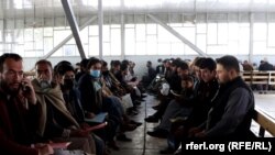 آرشیف - متقاضیان پاسپورت در داخل ریاست پاسپورت در کابل