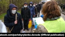 Останній обмін утримуваними особами, КПВВ Майорськ, 16 квітня 2020 року