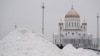 Catedrala lui Christos Mântuitorul, de la Moscova, a găzduit festivitatea de deschidere a adunării ultraconservatoare prezidată de Kirill, la 27 noiembrie (Foto: Natalia KOLESNIKOVA / AFP)