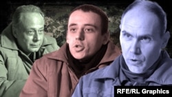 Фотоколаж: засуджені українці за державну зраду: Геннадій Параскевич, Вадим Джантимиров, Сергій Малиновський