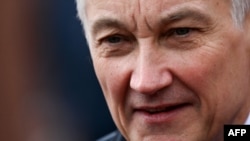 Андрій Бєлоусов на параді. Москва, 9 травня 2024 року