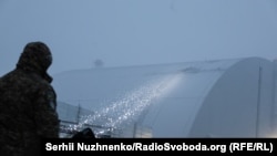 Наступствы расейскага ўдару па Чарнобыльскай АЭС у лютым 2025 году. Ілюстрацыйнае фота