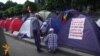 WATCH: Protesters demonstrating against corruption vowed to camp out in the Moldovan capital's main square until the country's president resigns. (RFE/RL's Moldovan Service)