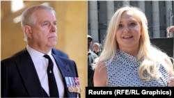 Британский принц Эндрю и обвинившая его в сексуальном насилии Вирджиния Джуффре 