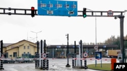 Памежны пераход Салечнікі на мяжы паміж Літвой і Беларуссю, 28 кастрычніка 2025 году 