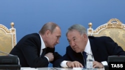 Владимир Путин жана Нурсултан Назарбаев