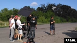 Съемки фильма «Ворошиловград» 