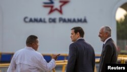 АКШнын мамлекеттик катчысы Марко Рубио Панама каналында. 2-февраль, 2025-жыл.
 