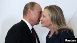 Hillary Clinton: "Hard men present hard choices -- none more so than Vladimir Putin."