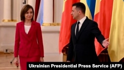 Майя Санду и Владимир Зеленский, Киев, 12 января 2021