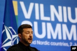 Президент Володимир Зеленський на саміті країн Східного флангу НАТО та Нордичних країн у Вільнюсі 2 червня 2025 року