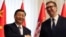 Presidenti kinez, Xi Jinping, dhe ai serb, Aleksandar Vuçiq. Fotografi nga arkivi.