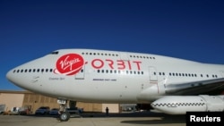 Модернізований літак «Боїнг-747», який мав вивести на орбіту супутники