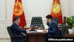 Садыр Жапаров жана Улукбек Марипов