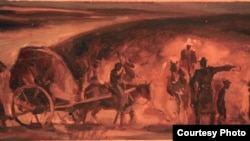Туман Жумабаевдин 1916-жылдагы Үркүндү чагылдырган сүрөтү